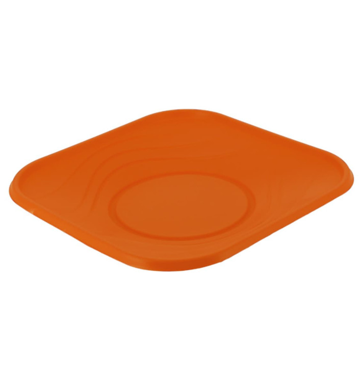 Plastikteller PP "X-Table" Platz Orange 180mm (8 Stück)