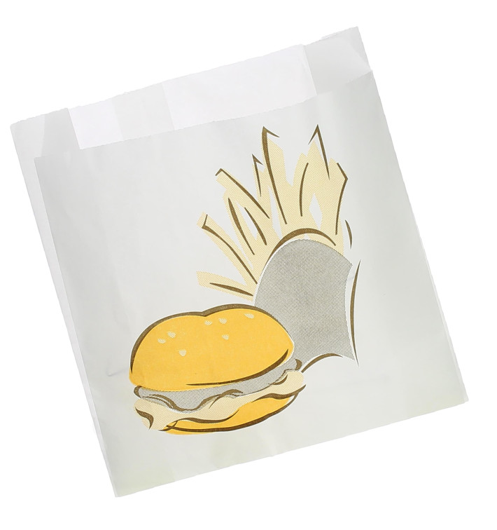Burgerpapier fettdicht 15+5x16cm (1.000 Stück)