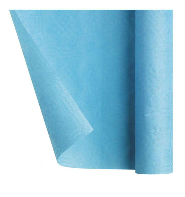 Rolle Papiertischdecke Hellblau 1,2x7m (25 Stück)