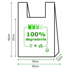 Hemdchenbeutel 100% biologisch abbaubar 30x40cm (200 Stück)