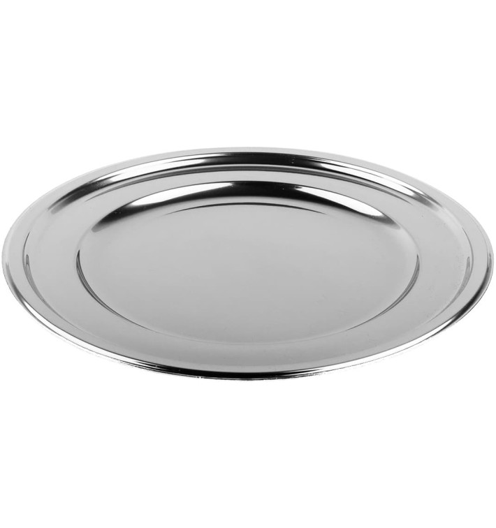 Platzteller rund Silber 30cm (50 Stück)