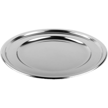 Platzteller rund Silber 30cm (50 Stück)