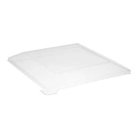 Plastikdeckel PET Transparent 17x17cm (25 Stück)