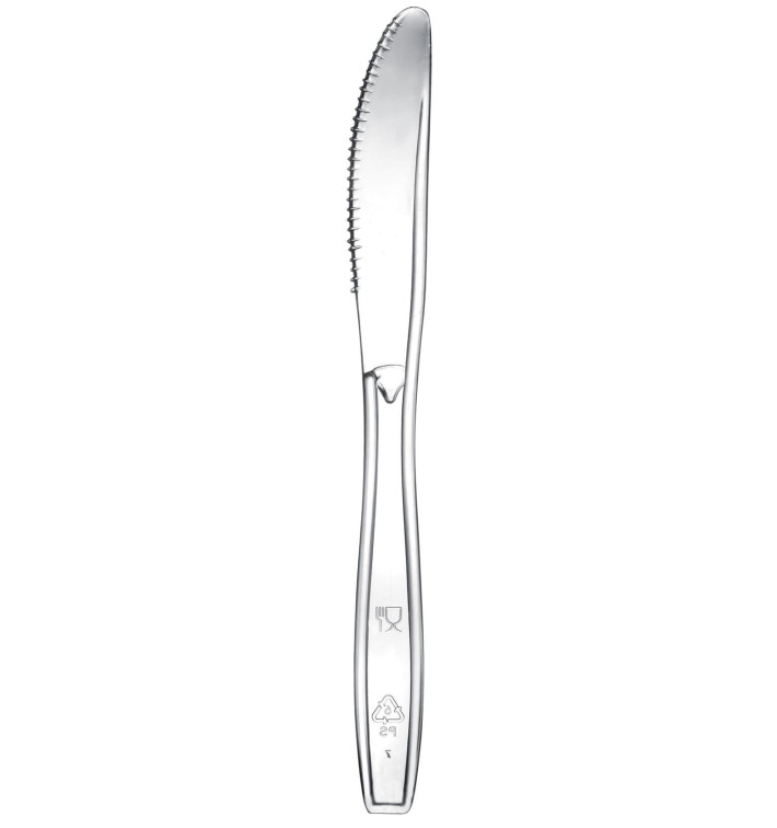 Plastikmesser Premium PS Transparent 190mm (50 Stück)