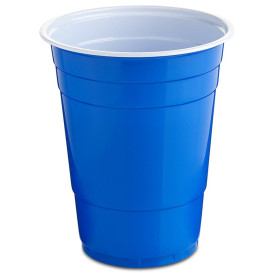 Plastikbecher Blau 550ml (25 Stück)