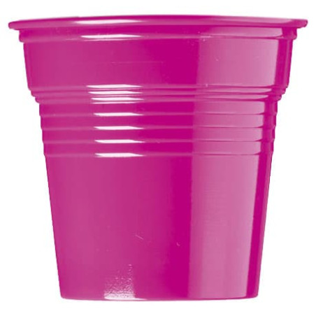 Plastikbecher PS Fuchsie 80ml Ø5,7cm (50 Stück)