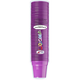 Plastikbecher PS Violett 80ml Ø5,7cm (1500 Stück)