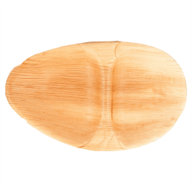 Palmblattschale Oval 2G 27x15x2,5cm (25 Stück)