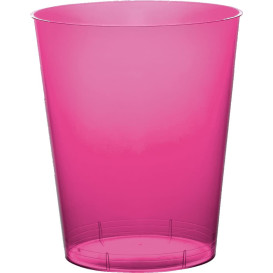 Becher aus Hartplastik Moon Fuchsie Transp. PS 350ml (20 Stück)