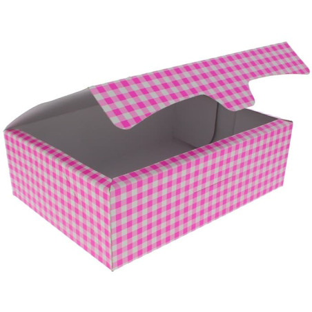 Gebäck Box pink 25,8x18,9x8cm 2Kg (25 Stück)