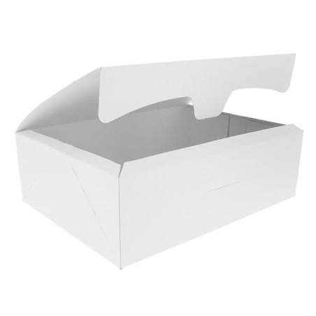 Gebäck Box weiß 25,8x18,9x8cm 2Kg (25 Stück)