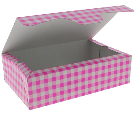 Gebäck Box pink 17,5x11,5x4,7cm 250g (360 Stück)