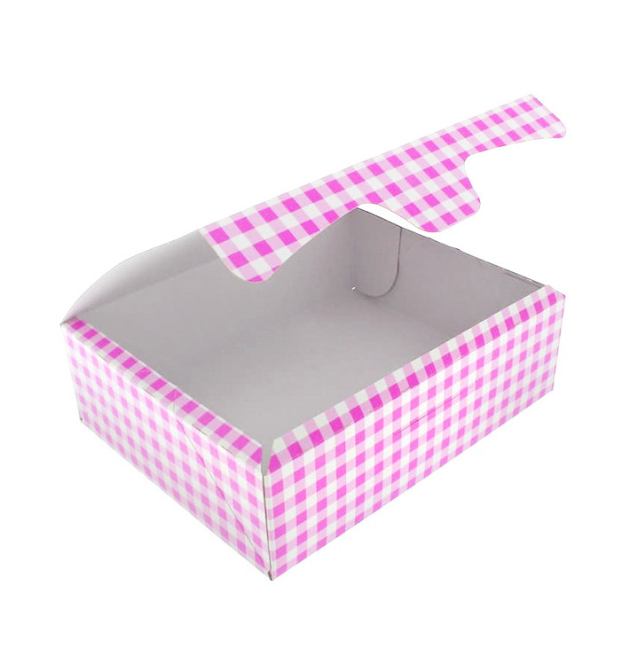 Gebäck Box pink 20,4x15,8x6cm 1kg (200 Stück)