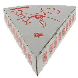 Schachtel für ein Pizzastück "Take Away" (25 Stück)