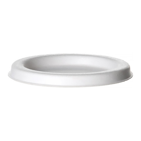 Deckel für Soβenbecher aus Zuckerrohr Bagasse Weiß 60ml (2500 Stück)