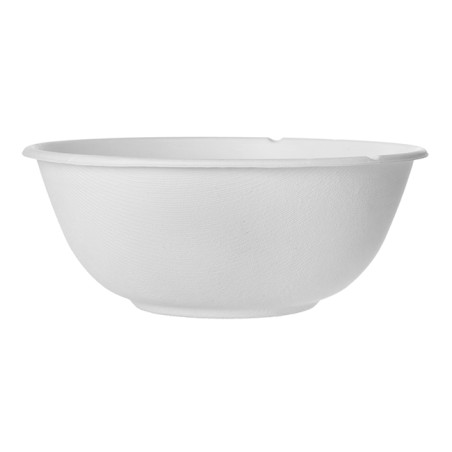 Schüssel Zuckerrohr Bagasse Weiß 1360ml (400 Stück)