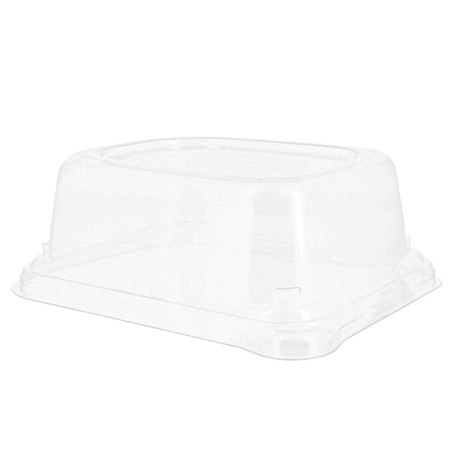 Plastikdeckel für Verpackung Zuckerrohr 24x11x5cm (300 Stück)