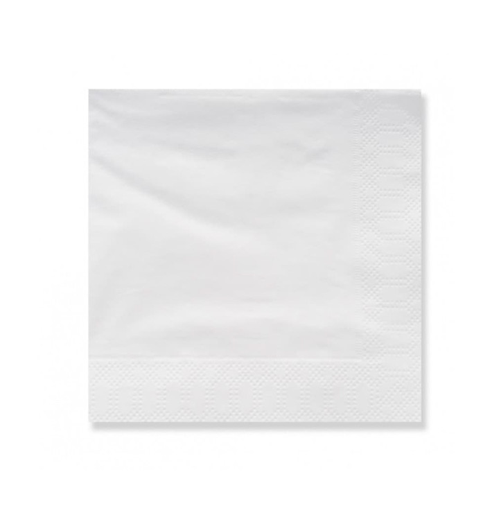 Papierservietten weiß 20x20cm 3-lagig (100 Stück)