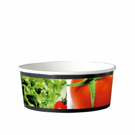 Salatbox mit Sichtfenster 11x10x5,5cm 400ml (500 Einheiten)