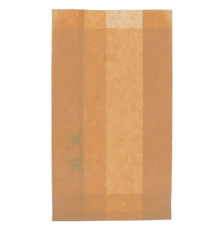 Burgerpapier fettdicht Kraft 12+6x20cm (1.000 Stück)