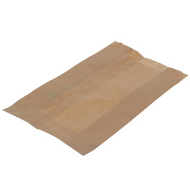 Burgerpapier fettdicht Kraft 12+6x20cm (1.000 Stück)