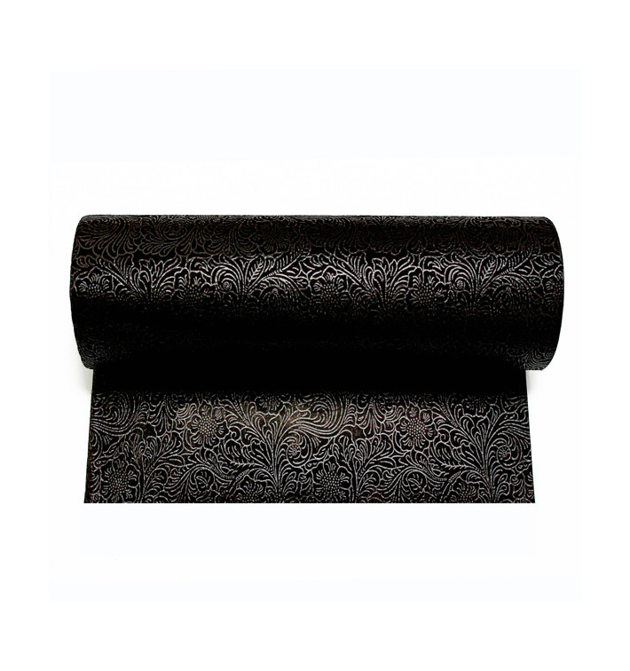 Rolltischdecke Non Woven PLUS Schwarz 0,4x50m P30cm (1 Stück)