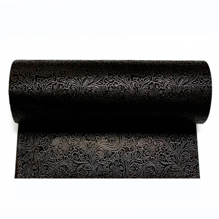 Rolltischdecke Non Woven PLUS Schwarz 0,4x45m P30cm (1 Stück)