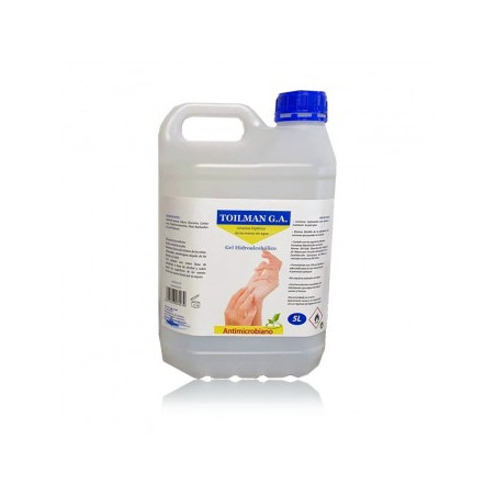 Antibakterielles hydroalkoholisches Sanitärgel 5000ml (4 Stück)