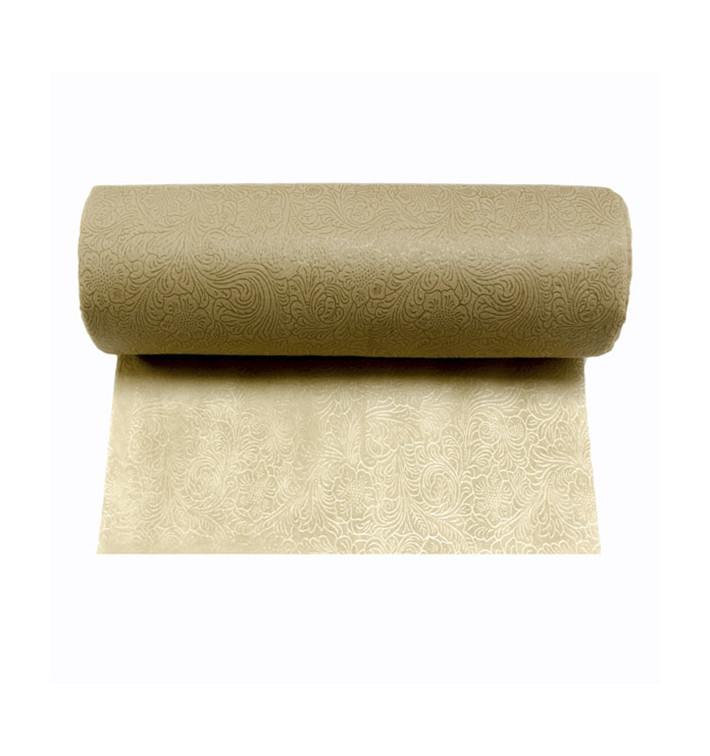 Rolltischdecke Non Woven PLUS Creme/Beige 0,4x50m P30cm (1 Stück)