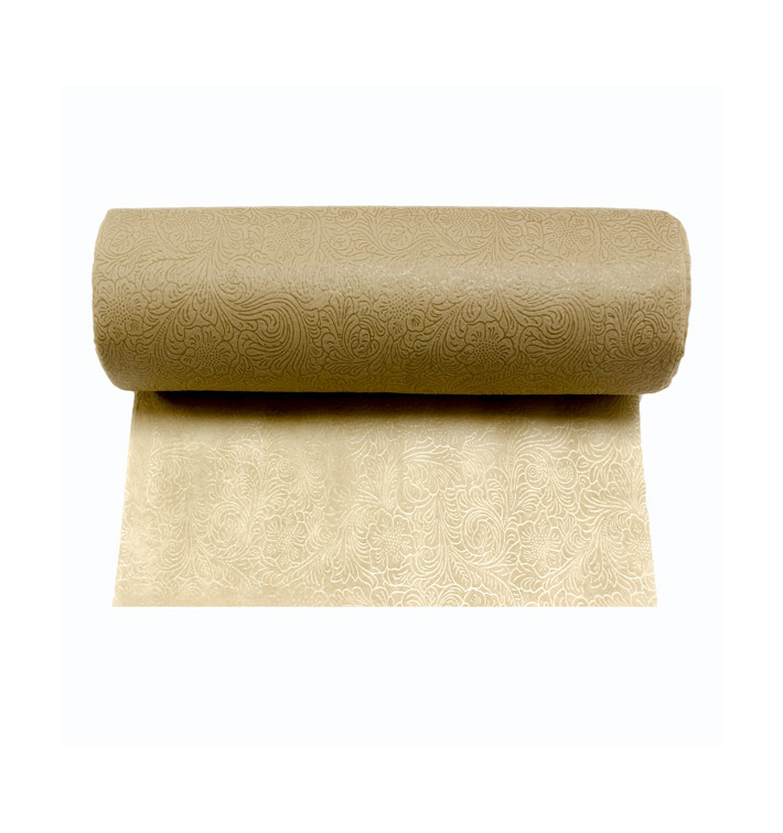 Rolltischdecke Non Woven PLUS Creme/Beige 0,4x50m P30cm (1 Stück)