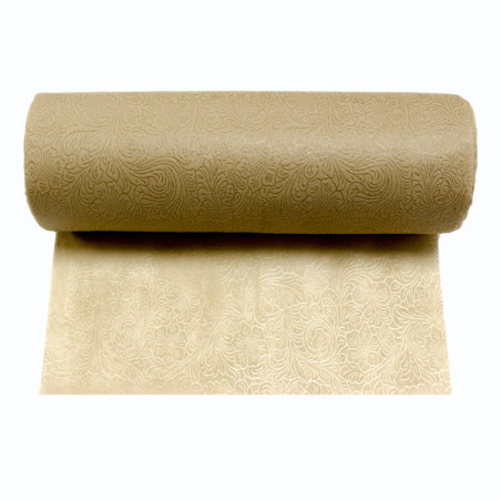 Rolltischdecke Non Woven PLUS Beige 0,4x50m P30cm (6 Stück)