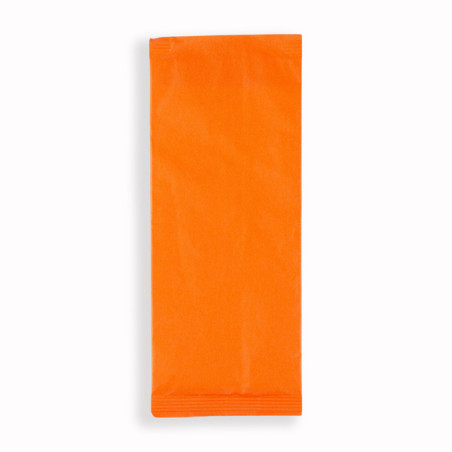 PapierBesteckumschlag mit Servietten Orange (1000 Stück)