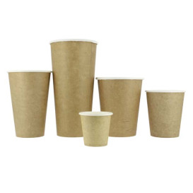 Kaffeebecher Kraft 100% ECO 2,5Oz/75ml Ø5cm (2000 Stück)