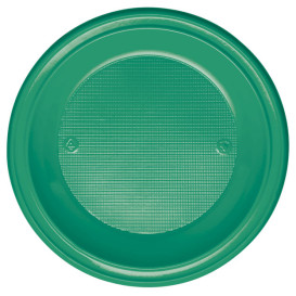 Plastikteller PS Tief Grün Ø220mm (30 Stück)