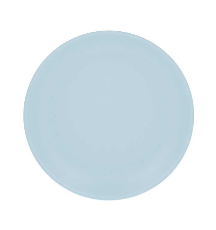 Wiederverwendbare Plastikteller PP Mineral Blau Ø275mm (54 Stück)