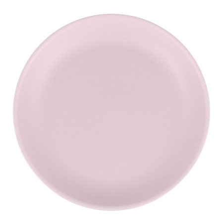 Wiederverwendbare Plastikteller PP Mineral Pink Ø21cm (65 Stück)