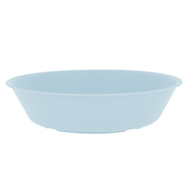 Wiederverwendbare Plastikteller PP Mineral Blau Ø18cm (6 Stück)