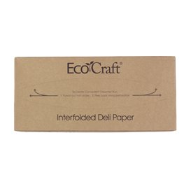 Fettdichtes Papier Kraft in Spender 30,5x27cm (6.000 Stück)