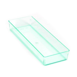 Serviertablett Plastik "Water Green" 13,1x4,6 cm (288 Stück)