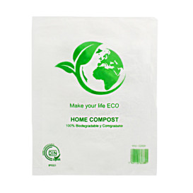 Flachbeutel Markt Block 100% Home Compost 23x33cm (3.000 Stück)