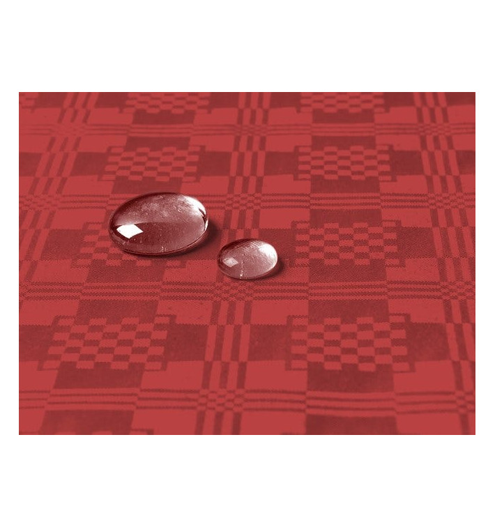 Tischdecke wasserdicht rot 1,2x5m (1 Stück)