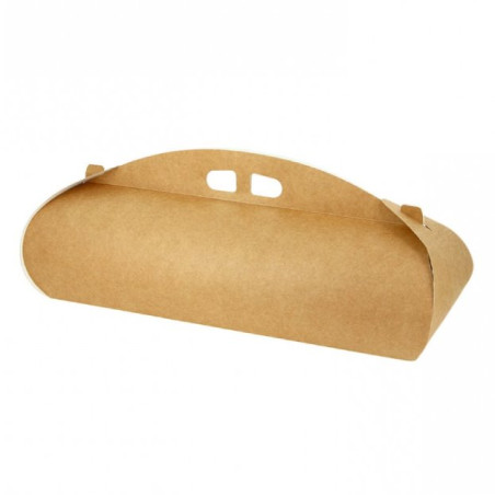 Kraft Schmetterlingsbox für Gebäck 43x15x10cm (100 Stück)