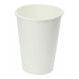 Karton Kaffeebecher to go weiß 12 Oz/385ml Ø9,0cm (50 Stück)