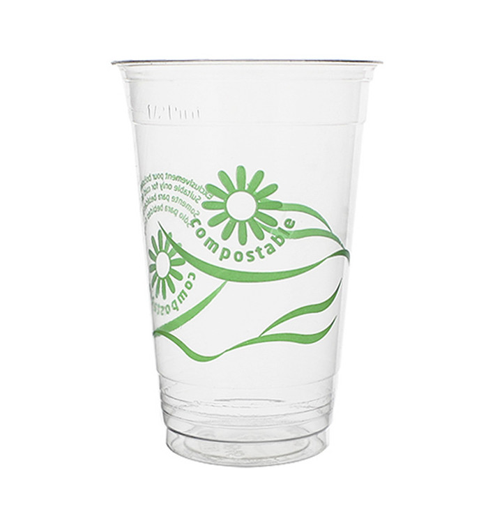 Becher aus PLA "Green Spirit" Transparent 330ml (50 Stück)