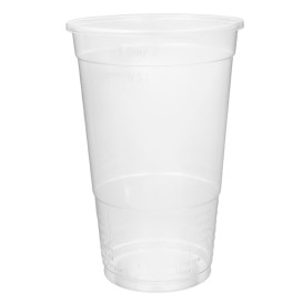 Plastikbecher PP Transparent 400ml Ø9,4cm (50 Stück)