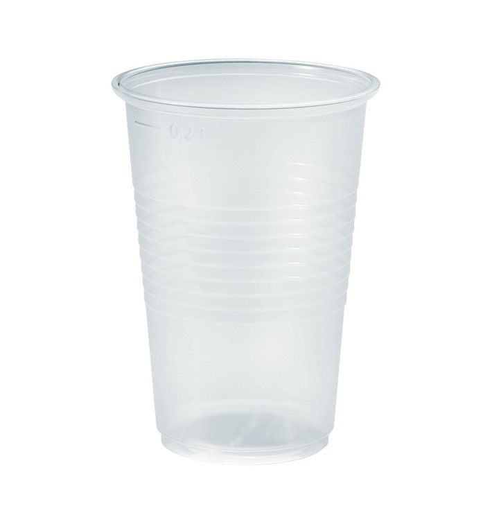 Plastikbecher PP Transparent 230ml Ø7,0cm (3000 Stück)