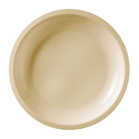 Plastikteller Flach Creme Round PP Ø220mm (600 Stück)