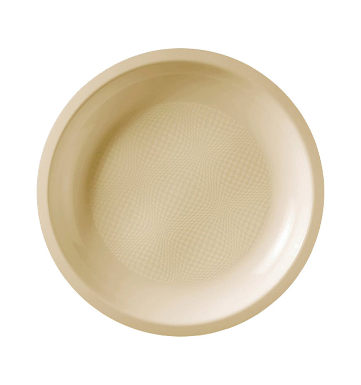 Plastikteller Flach Creme Round PP Ø220mm (600 Stück)