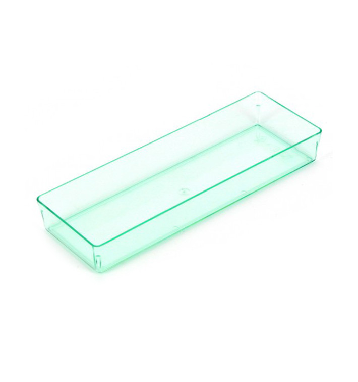 Serviertablett Plastik "Water Green" 13,1x4,6 cm (288 Stück)