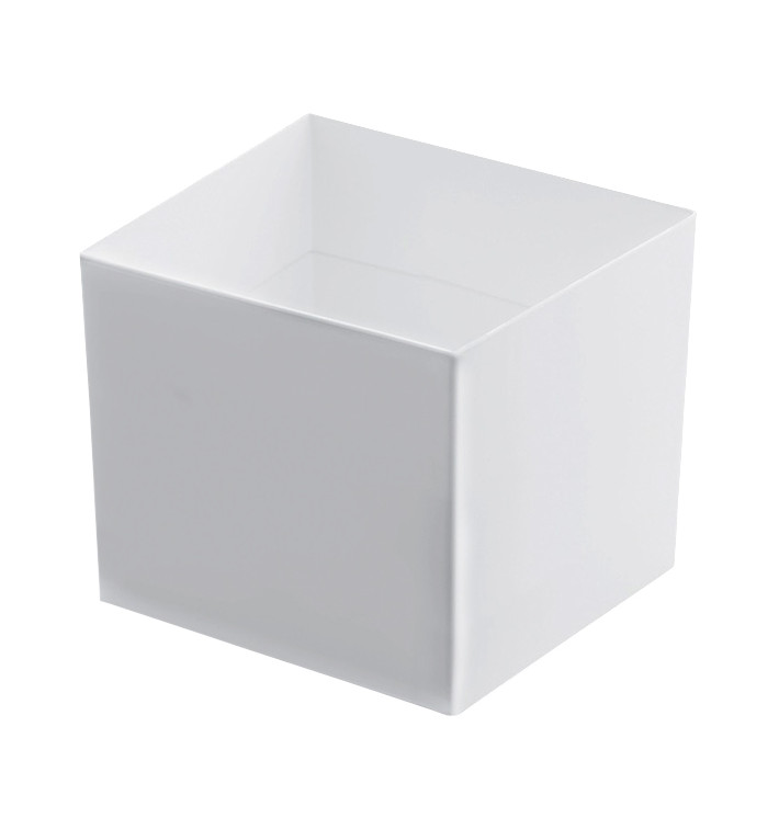 Plastikschüssel "Cube" Weiß 60 ml (240 Stück)